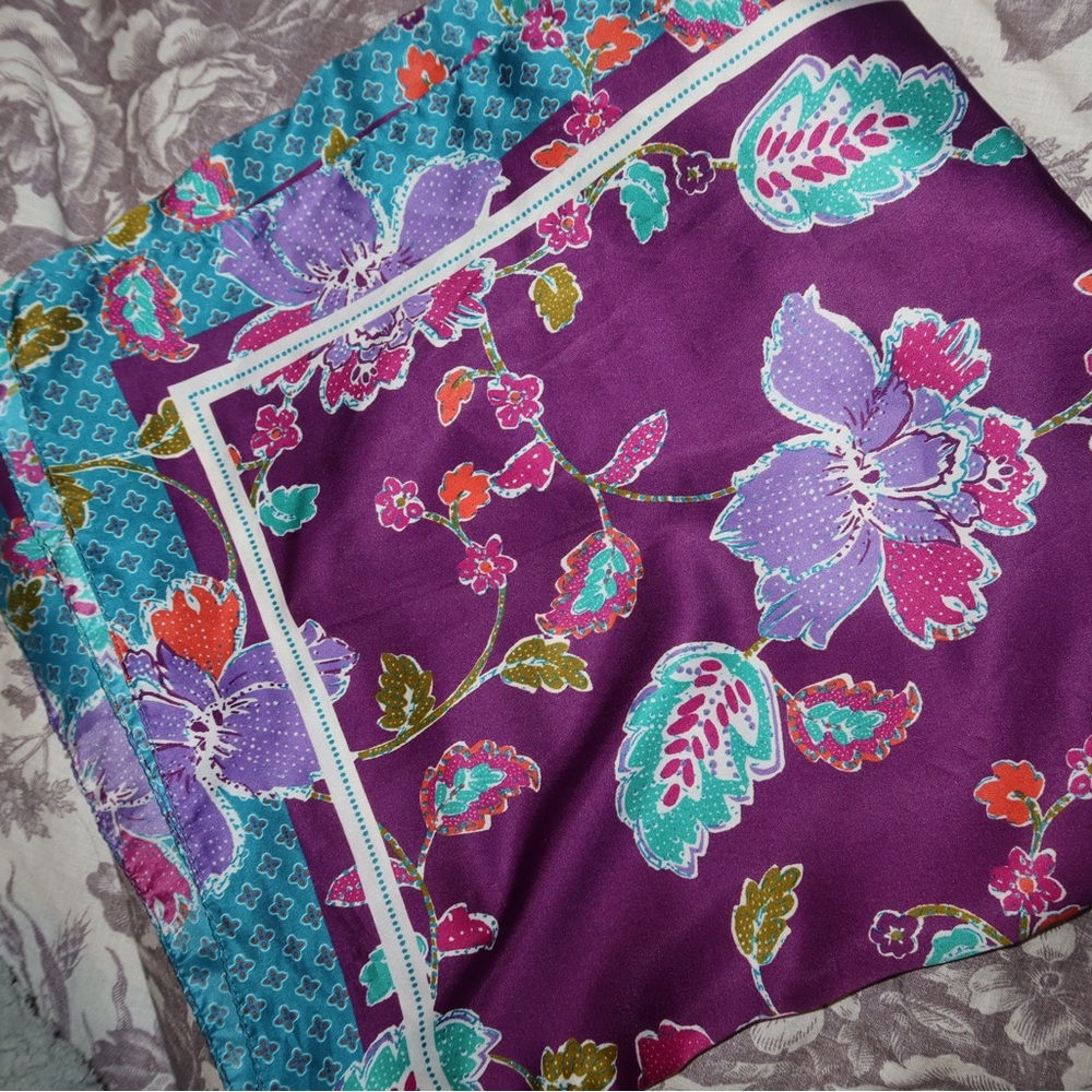 Zara Floral Patterned Scarf